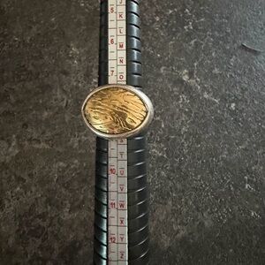 Silpada Gold and Sterling Silver statement ring.